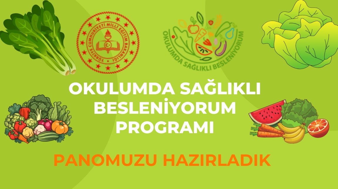 “Okulumda Sağlıklı Besleniyorum” Panomuzu Güncelledik