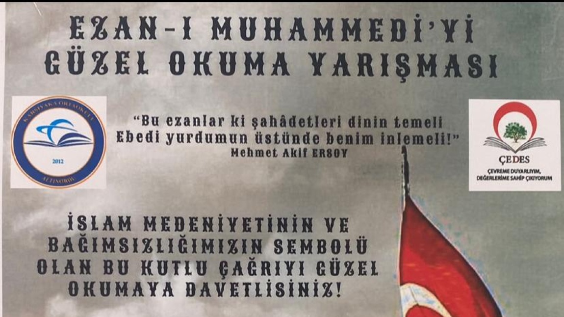 “Ezan-ı Muhammedi’yi Güzel Okuma” Yarışması