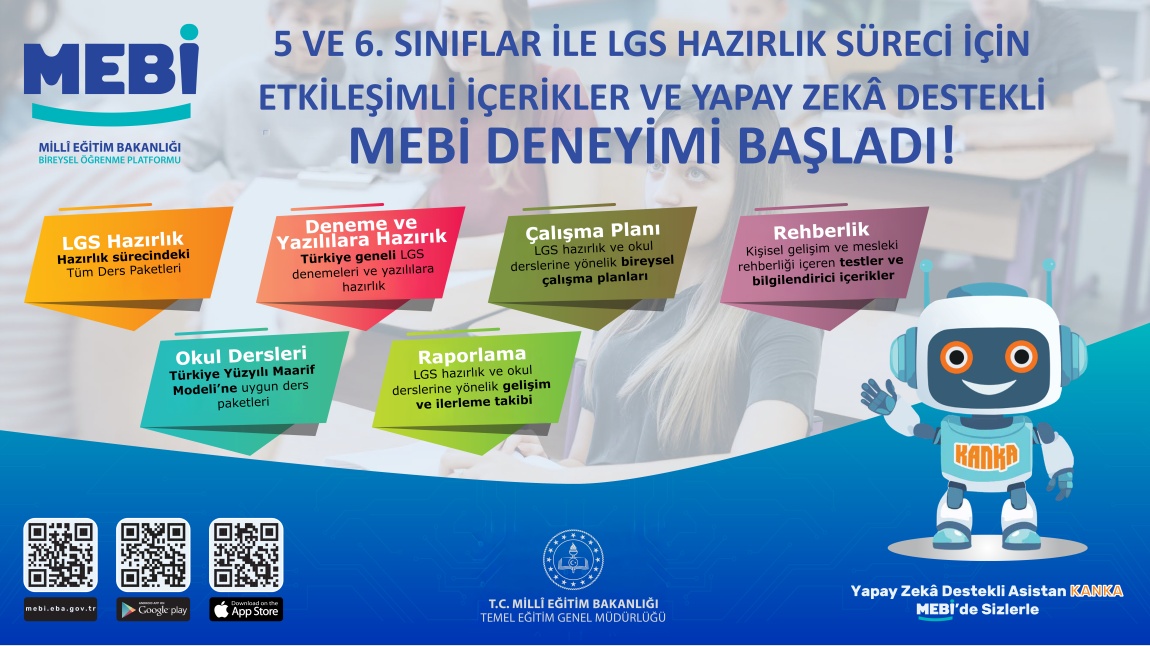 Öğrencilere  MEBİ Tanıtım Videosu İzletildi ve Öğrenciler Bilgilendirildi